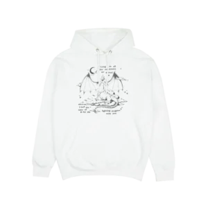 Fighting Dragons With You White Hoodie