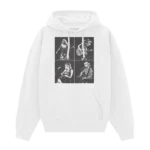 Taylor Swift The Eras Tour Collage White Hoodie