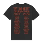 Taylor Swift The Eras Tour Photo Black T-Shirt