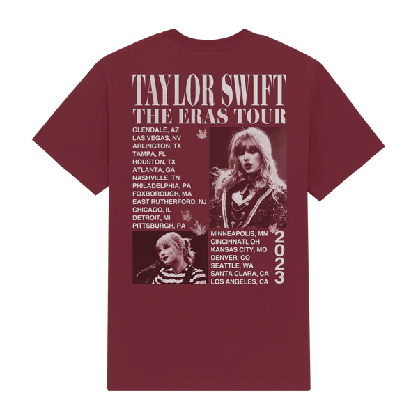 Taylor Swift The Eras Tour RED (Taylor's Version) Album T-Shirt