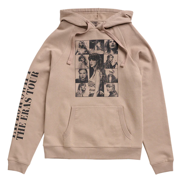 Taylor Swift The Eras Tour Taupe Hoodie