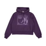 The Story Of Us Purple Crop Hoodie