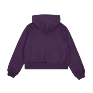 The Story Of Us Purple Crop Hoodie