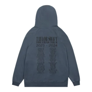 Taylor Swift The Eras II Tour Washed Blue Hoodie