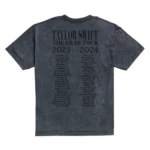 Taylor Swift The Eras International Tour Mineral Wash Gray T-Shirt back