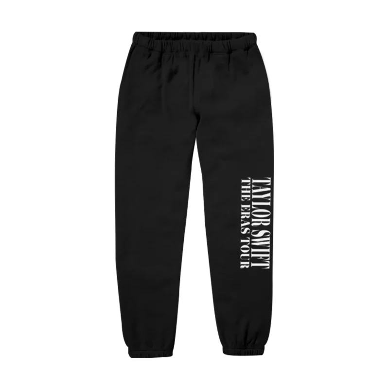 Taylor Swift The Eras Tour Black Sweatpants