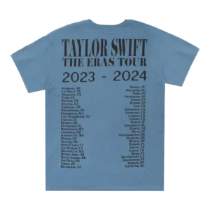 Taylor Swift The Eras Tour Blue T-Shirt