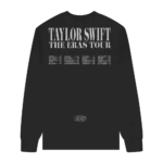 Taylor Swift The Eras Tour Collage Black Long Sleeve back