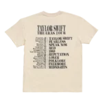 Taylor Swift The Eras Tour US Dates Beige T-Shirt