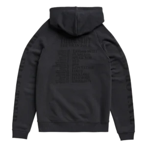 Taylor Swift The Eras Tour US Dates Black Hoodie back