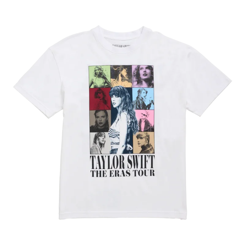 Taylor Swift The Eras Tour US Dates White T-Shirt