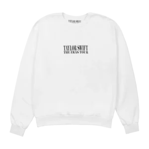 Taylor Swift The Eras Tour White Crewneck