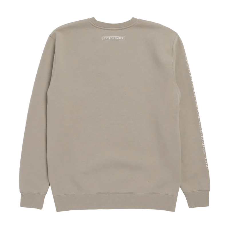 The Tortured Poets Department Beige Crewneck