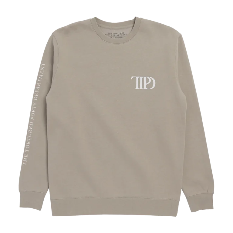 The Tortured Poets Department Beige Crewneck