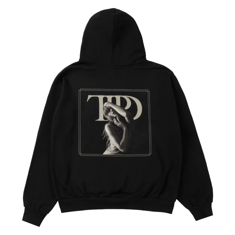 The Tortured Poets Department Black Hoodie