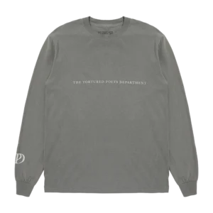 The Tortured Poets Department Gray Photo Long Sleeve T-Shirt