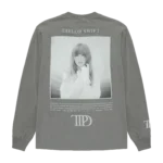 The Tortured Poets Department Gray Photo Long Sleeve T-Shirt