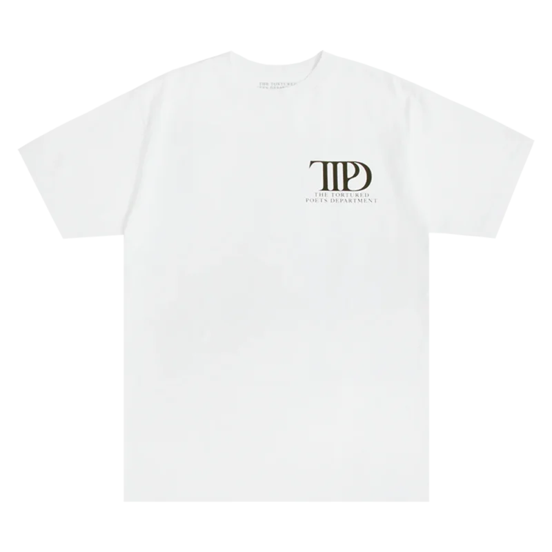 The Tortured Poets Department White T-Shirt back