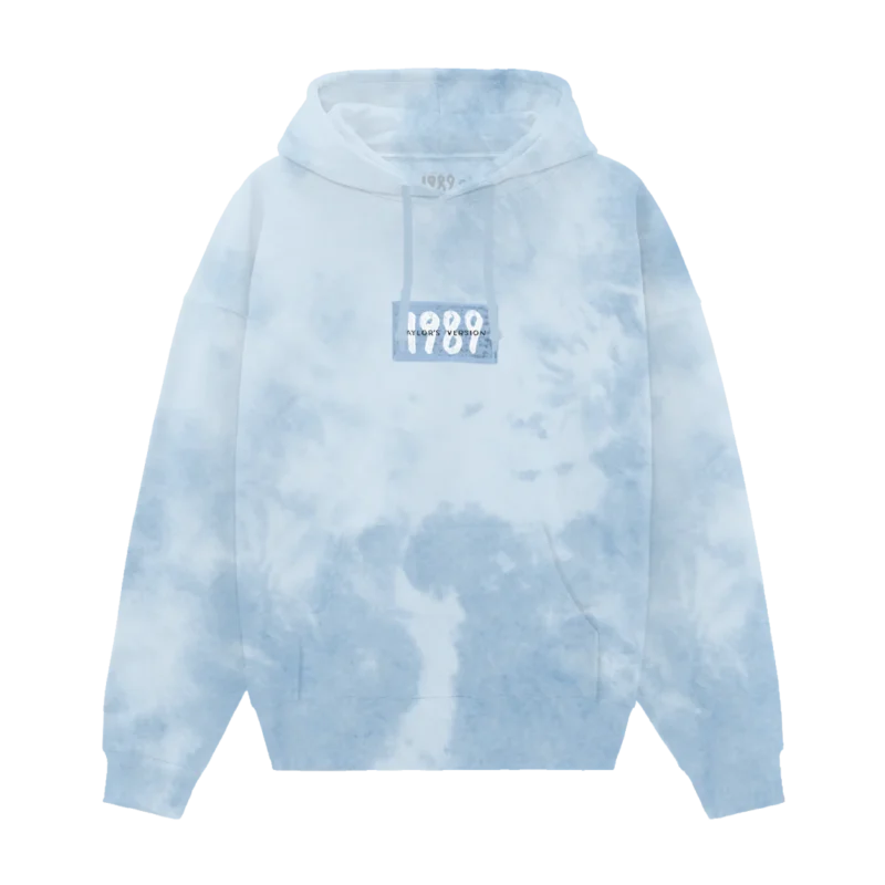 1989 (Taylor's Version) Blue Tie Dye Hoodie