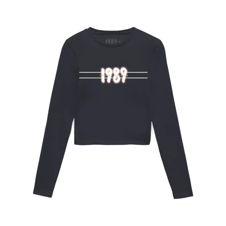 1989 (Taylor's Version) Cropped Navy Long Sleeve