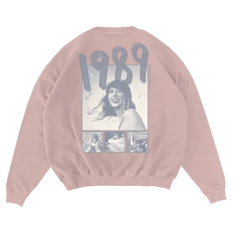 1989 (Taylor's Version) Pink Crewneck b