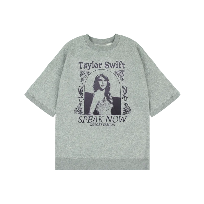 Speak Now (Taylor's Version) Heather Gray Fleece T-Shirt