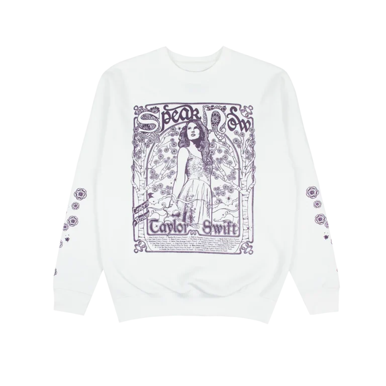 Speak Now (Taylor's Version) Tracklist White Crewneck