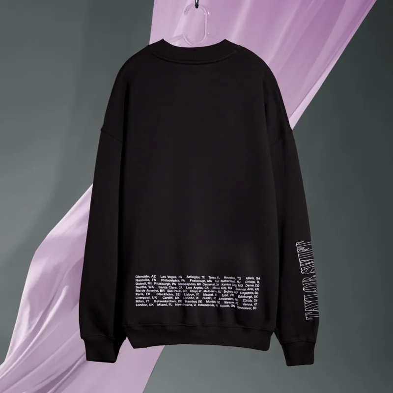 The Eras Tour Enchanted Live Photo Oversized Crewneck back