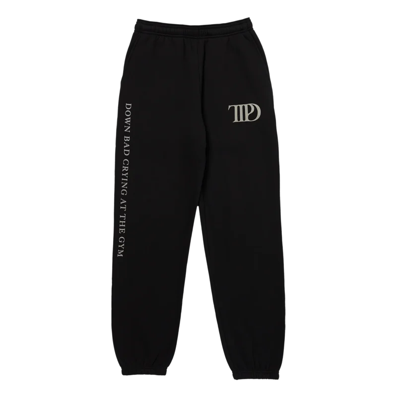 Down Bad Crying At The Gym Sweatpants-Taylor Swift Tortured Poets Department Merch