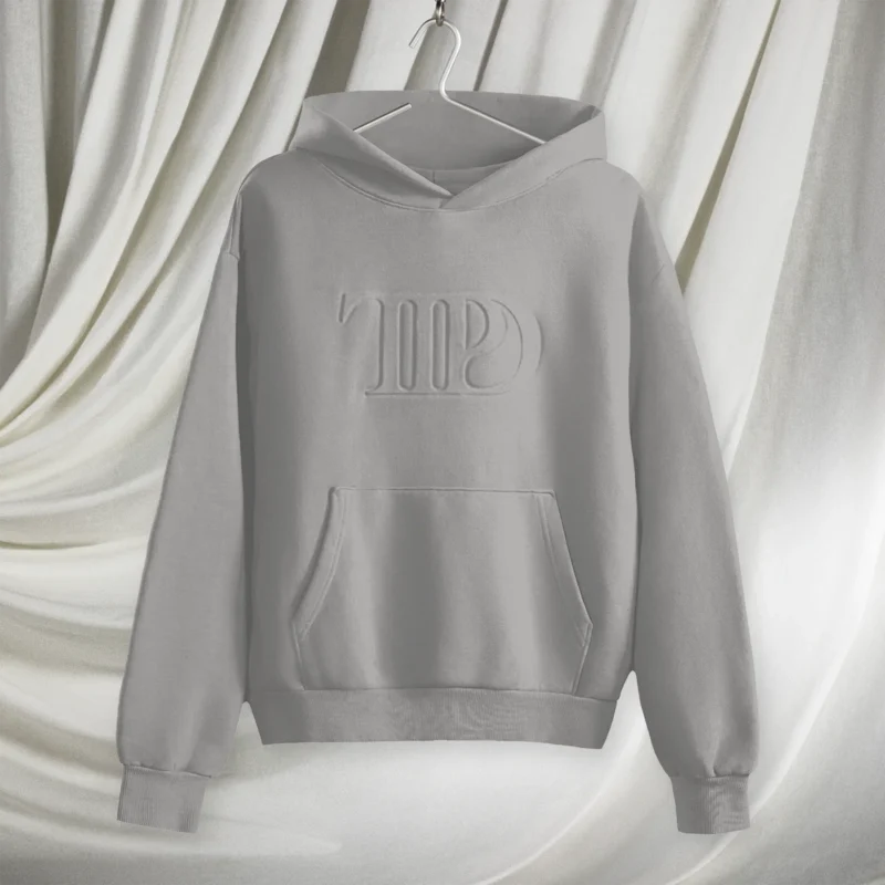 TTPD Gray Embossed Hoodie