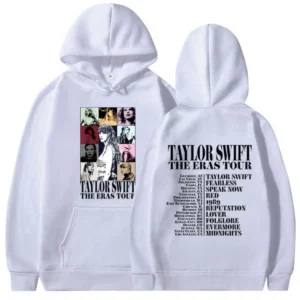 Taylor Swift Hoodie – The Eras Tour White Hoodie