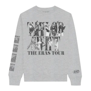 Taylor Swift Sweatshirt The Eras Tour Heather Grey Sweatshirt