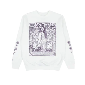 Taylor Swift Sweatshirt The Eras Tour Speak Now White Sweatshirt