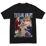 Taylor Swift T-Shirt Printed Black T-Shirt