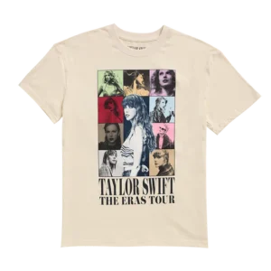 Taylor Swift The Eras International Tour Beige T-Shirt