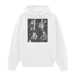 Taylor Swift The Eras Tour Collage White Hoodie