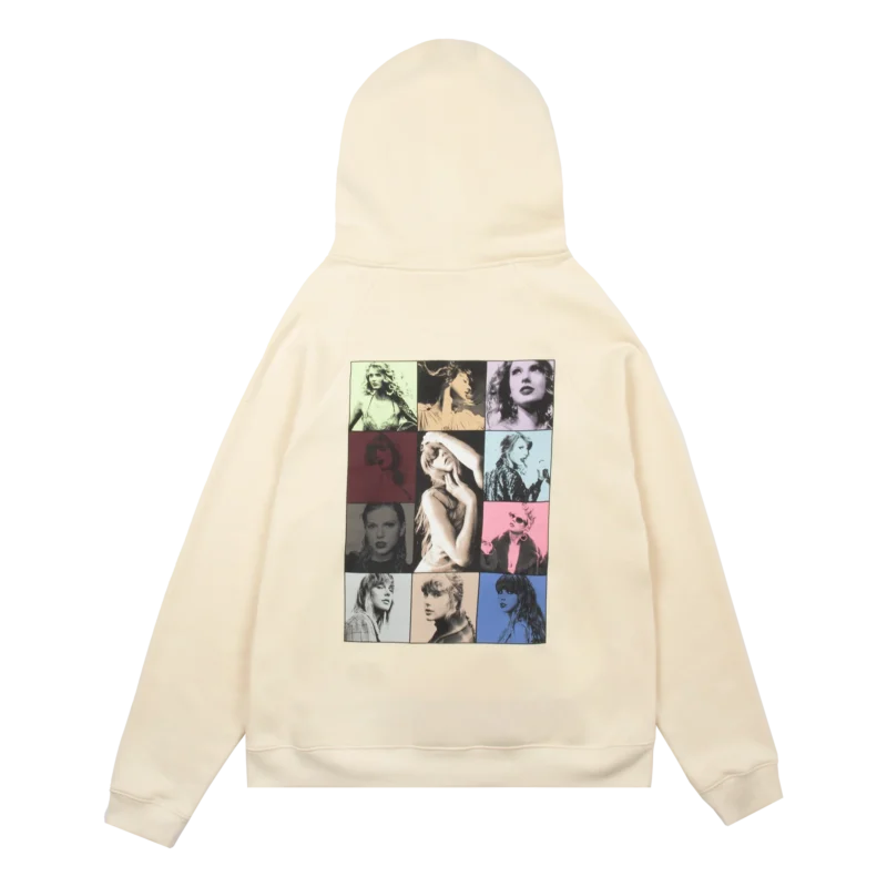 Taylor Swift The Eras Tour II Beige Hoodie back