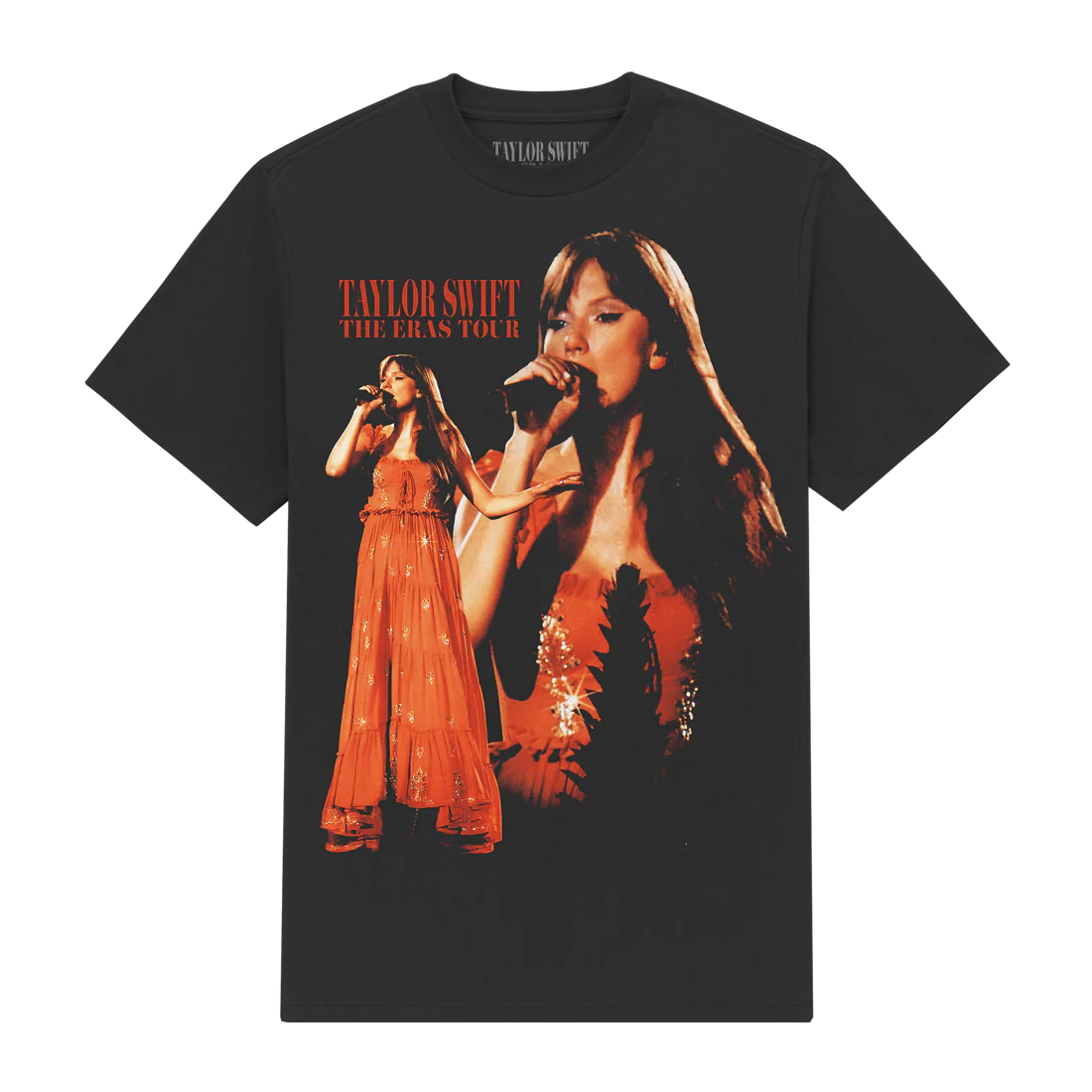 Taylor Swift The Eras Tour Photo Black T-Shirt