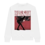 Taylor Swift The Eras Tour Photo White Crewneck