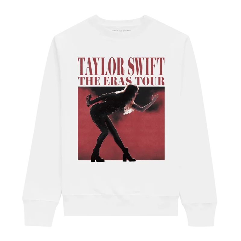 Taylor Swift The Eras Tour Photo White Crewneck