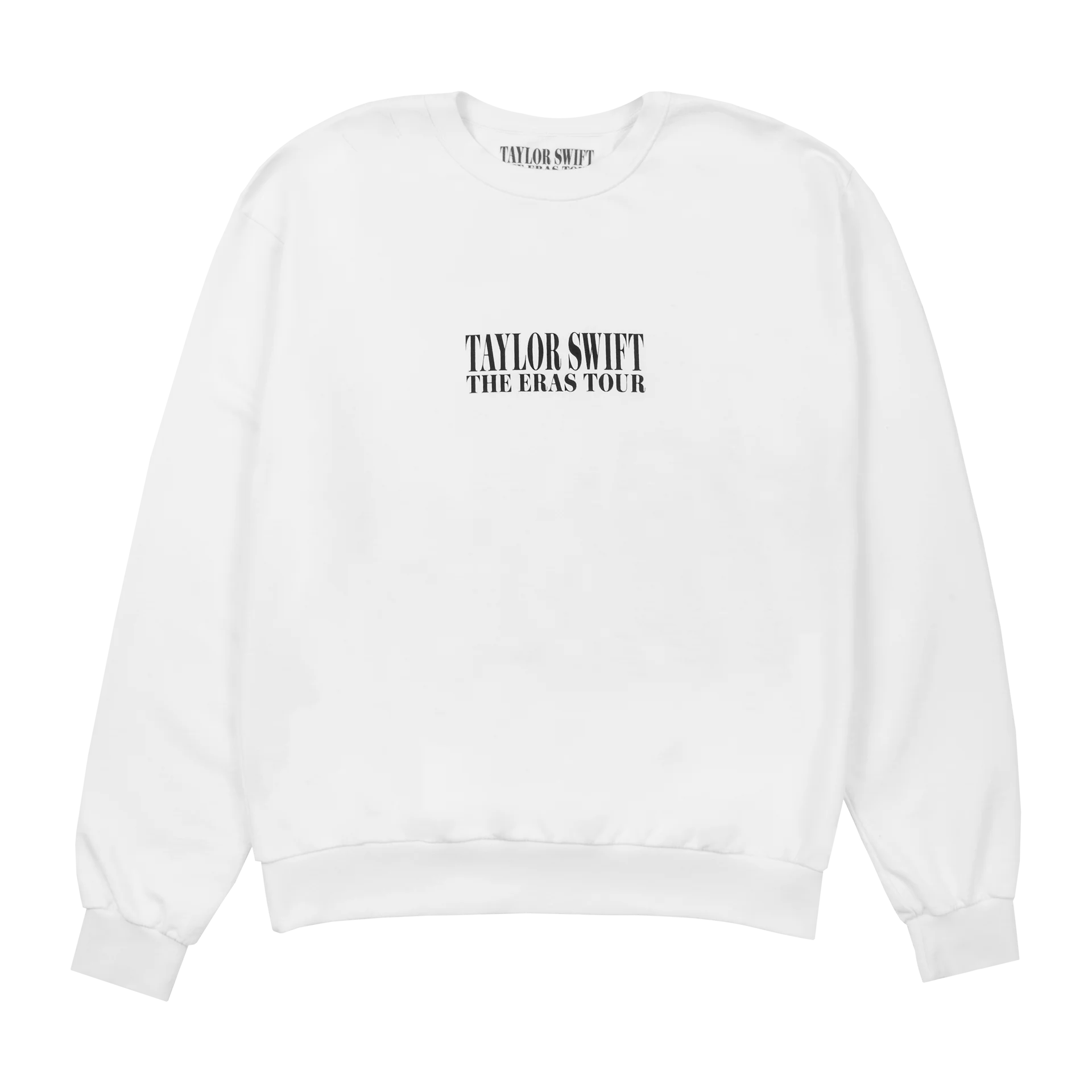 Taylor Swift The Eras Tour White Crewneck