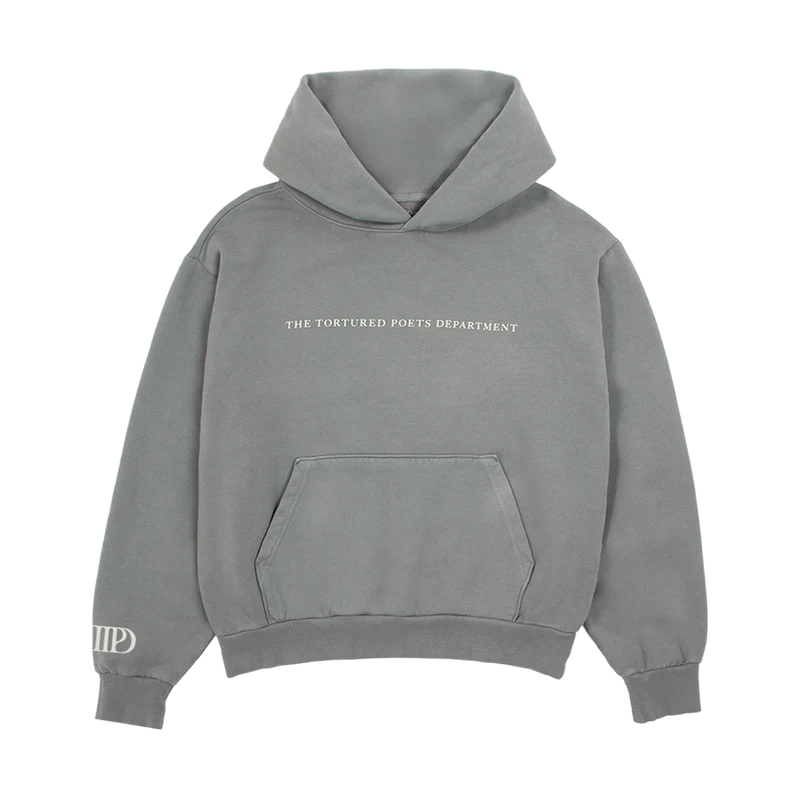 The Tortured Poets Department Gray Hoodie