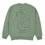 Self-Titled Danced All Night Long Kanga Pocket Crewneck back