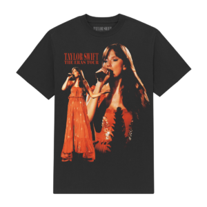 Taylor Swift The Eras Tour Photo Black T-Shirt