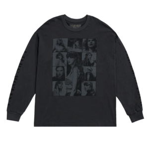 Taylor Swift The Eras Tour Black Long Sleeve T-Shirt