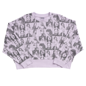 Taylor Swift The Eras Tour Cropped Lavender Pullover