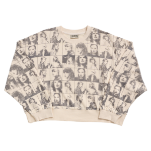 Taylor Swift The Eras Tour Cropped Beige Pullover