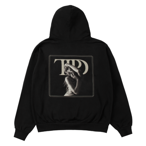 The Tortured Poets Department Black Hoodie - Image 2