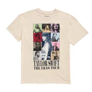Taylor Swift The Eras International Tour Beige T-Shirt