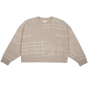 I Love You It's Ruining My Life Boxy Cropped Crewneck